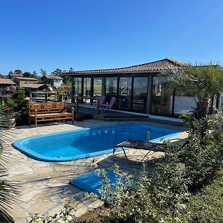 Villa Santorini Praia Do Rosa Com Piscina E Jacuzzi エクステリア 写真
