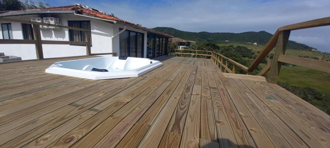 Villa Santorini Praia Do Rosa Com Piscina E Jacuzzi エクステリア 写真