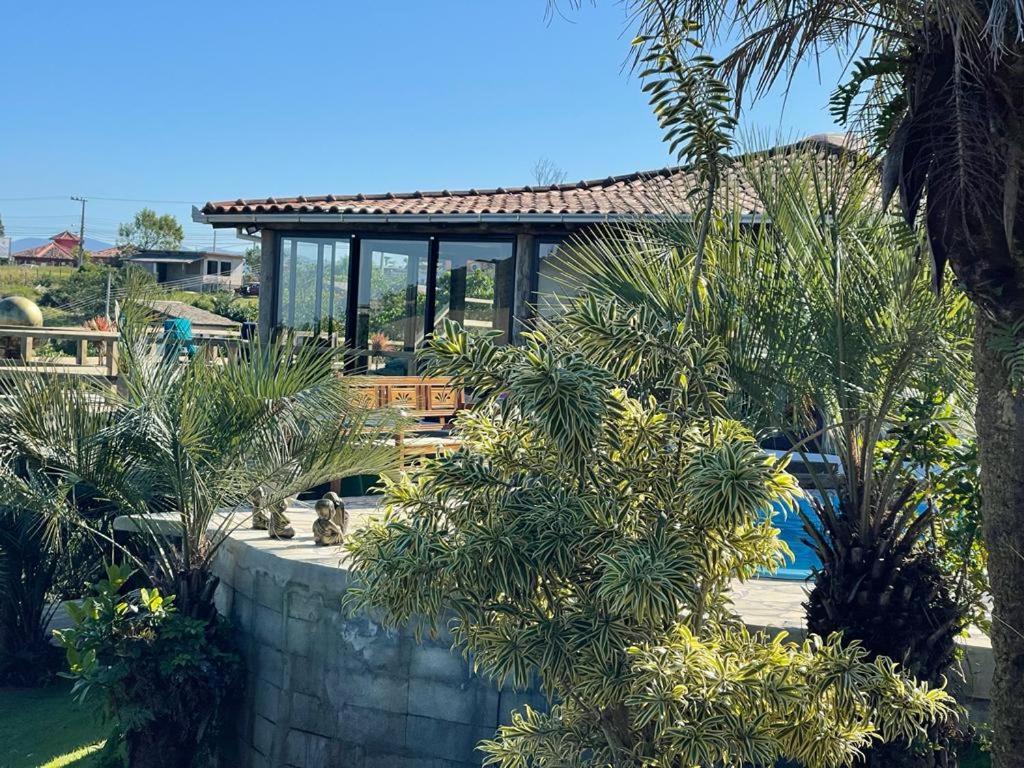Villa Santorini Praia Do Rosa Com Piscina E Jacuzzi エクステリア 写真